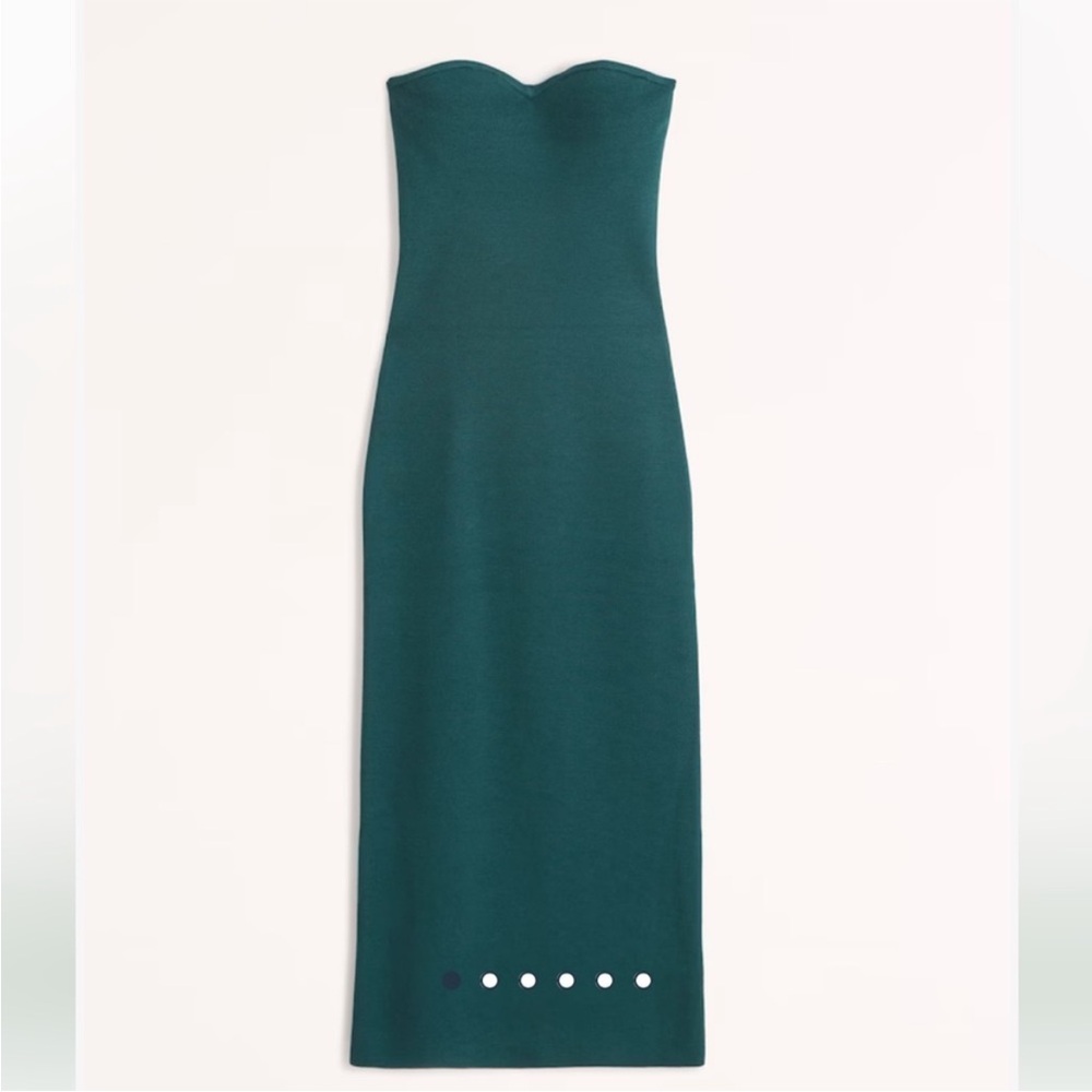 Abercrombie Strapless Midi Sweater Dress